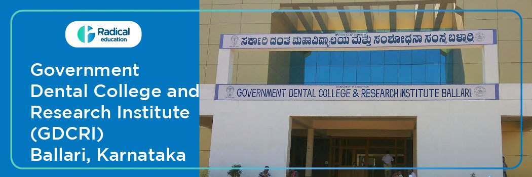 Government Dental College and Research Institute Bellary